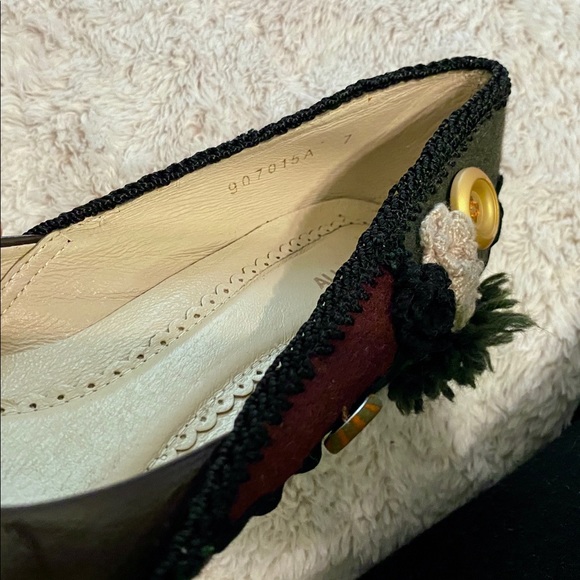 Anthro x All Black pointed toe flats - Picture 9 of 9